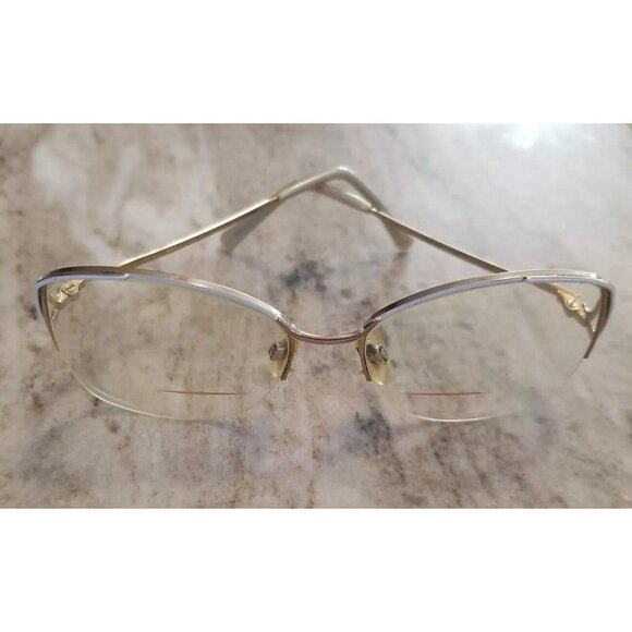 Vintage Halston U.S.A. 80's Sno Winter Eyeglass Frames 52/16/135 - Picture 4 of 9